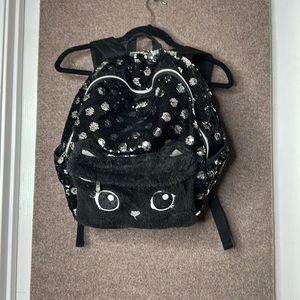 Justice Girls Sequence cat backpack justice girls sequence (HAS MATCHING ITEMS)